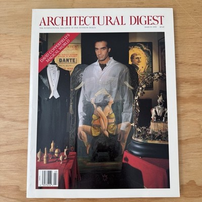 Architectural Digest Magazine March 1995 David Copperfield And Antone Predock
