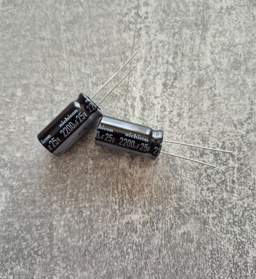 Nichicon 2200uF 25V 105°C VZ ELKO Kondensator Radial Menge Wählbar 1-10 Stück