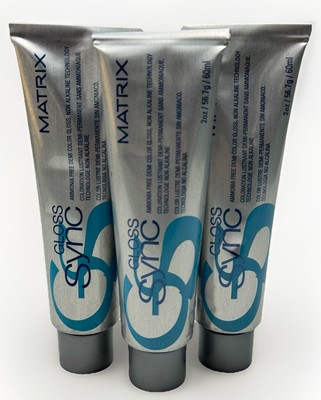 3 matrix color sync gloss 7n dark blonde natural distressed box