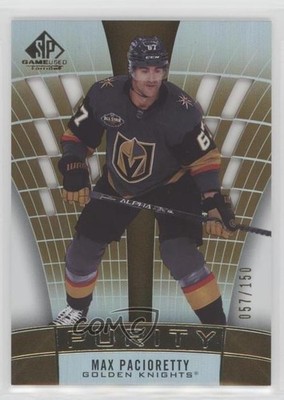 2021 Upper Deck SP Game Used Edition Purity Gold /150 Max Pacioretty #P-36 02v3
