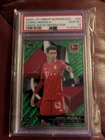 2021-22 Topps Finest Bundesliga Jamal Musiala RC /99 Green Wave PSA 10