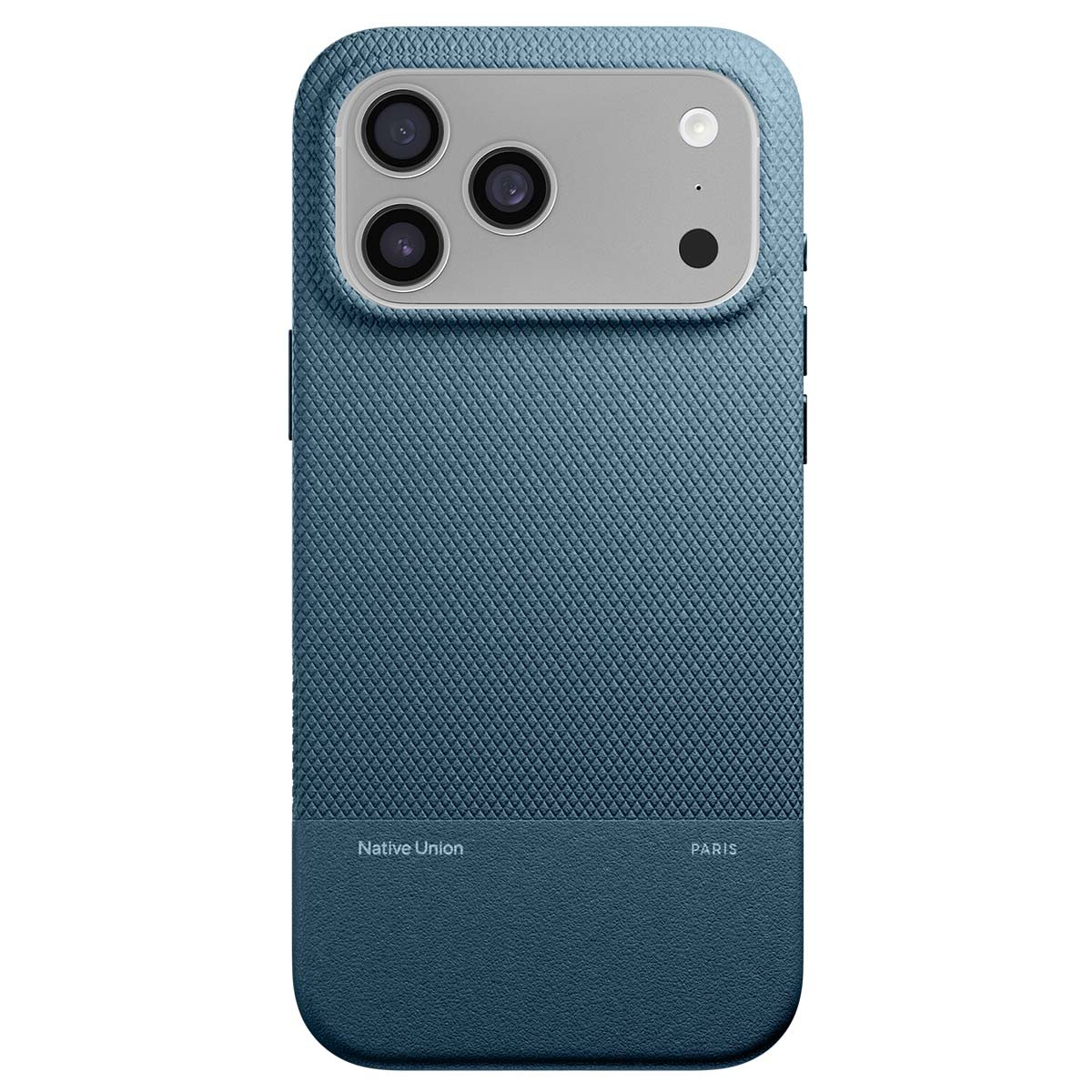 Coque iPhone 17 Pro antichocs luxe Native Union ReClassic aspect cuir texturé