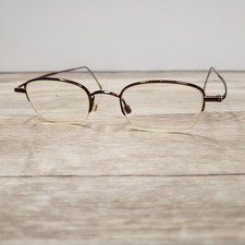 Fratelli Lozza Eyeglasses Gamma Frames Italy 45 20 145 Brown Half Rim