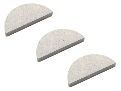 3x Passfeder für Getriebewelle passend für Brill Duo-Cut 102/12,5 (bis 2001) Ras