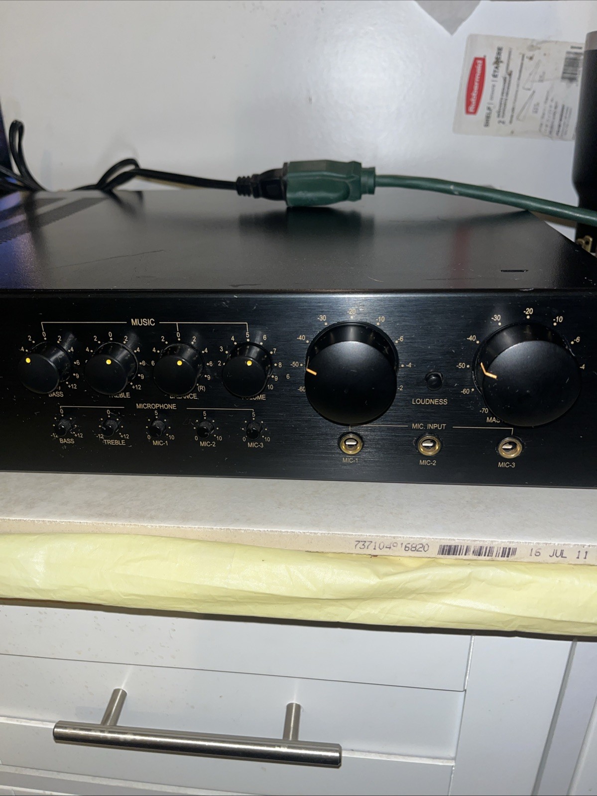 RARE Audio 2000’s AKJ7101 D.S.P. Key Reverb Echo Mixer Used Tested/Working ✅