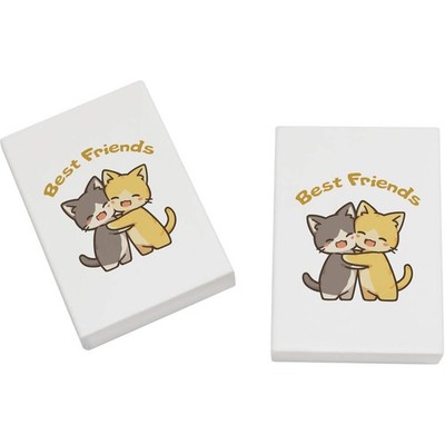 2 Radiergummis / Gummis ''Best Friends Katzen'' 45 mm (ER00059216)