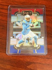 2023 Panini Select - Concourse Keenan Allen #51 Red & Blue Prizm Die-Cut