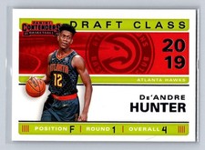 2019-20 Panini Contenders #4 De'Andre Hunter 2019 Draft Class Contenders