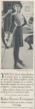 Magazine Ad - 1911 - KABO Corset Co., New York