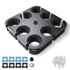 Multi Microphone Holder for Handheld Dynamic, Wired and Wireless Mics storage...