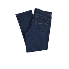 Riders by Lee Women's 16P Classic Fit Straight Leg Jeans Mid Wash Stretch Denim