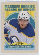 2021-22 O-Pee-Chee Marquee Rookies Retro Blank Back Arttu Ruotsalainen #521 0a6p