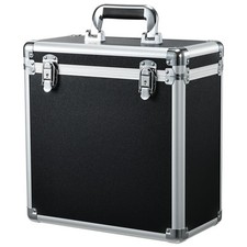 Vinyl Record Storage Case LP Album Collection Display Box Aluminium Water Res...