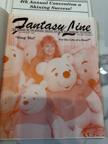 FANTASY LINE NEWSLETTER DISNEYANA COLLECTORS 1987,1988,1990/ 8 ISSUES - Picture 3 of 8