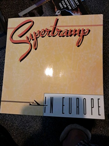 Supertramp In Europe Tour Programme Vintage Original Live 1980