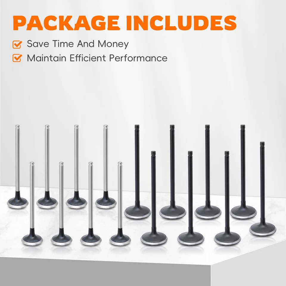 Intake Exhaust Valves Kit For 2010-2014 HYUNDAI GENESIS COUPE 2.0L - Image 4 of 4