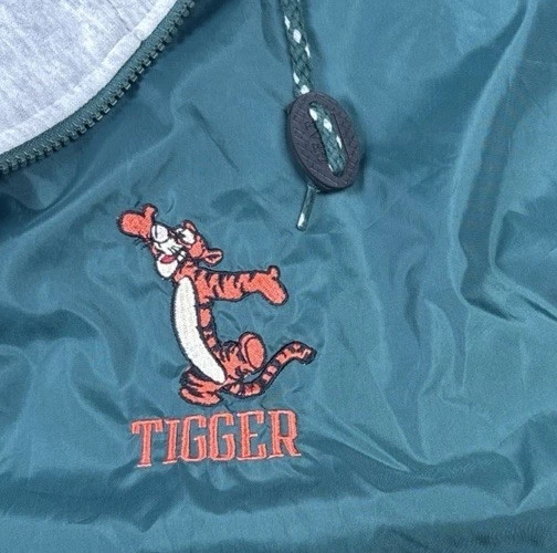 Винтажный Disney Store Tigger куртка мужская XL 90-х вышитая ветровка с капюшоном - Изображение 4 из 4