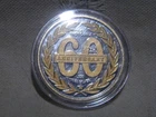 999 FINE SILVER STURGIS 2000 1 TROY OZ ROUND IN CAPSULE 60TH ANNIV coa116