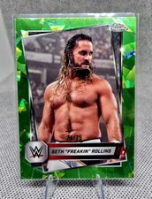 2025 Topps Chrome WWE Sapphire Edition - Seth Rollins #5 Green /75