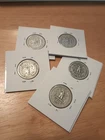 (5) 1940's Washington Quarters 90% Silver Content Circulated