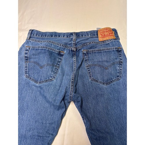 Levi Strauss 501 Herren Jeans Medium Wash Button Fly Straight Leg W36 L30 - Bild 8 von 15
