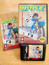 Sega Genesis (CIB) - Paperboy - COMPLETE Tengen Game, Box and Instruction Manual