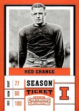 2017 Panini Contenders Draft Picks #83 Red Grange