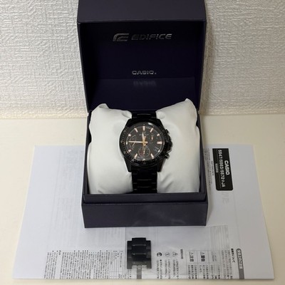 CASIO EDIFICE Chronograph Watch EFV-540DC-1BV All Black Model