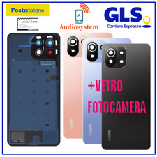 COVER POSTERIORE +VETRO FOTOCAMERA Per XIAOMI MI 11 LITE 5G SCOCCA M2101K9AG