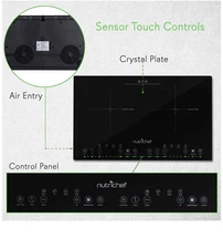 NutriChef PKSTIND48 1800W Electric Induction Cooktop