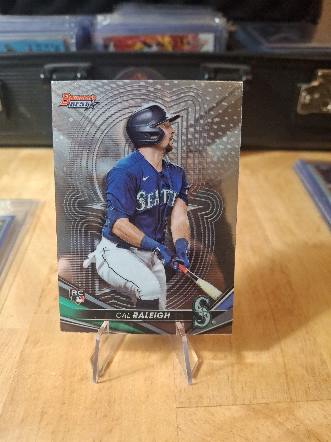 2022 Bowmans Best Cal Raleigh #6 RC Seattle Mariners