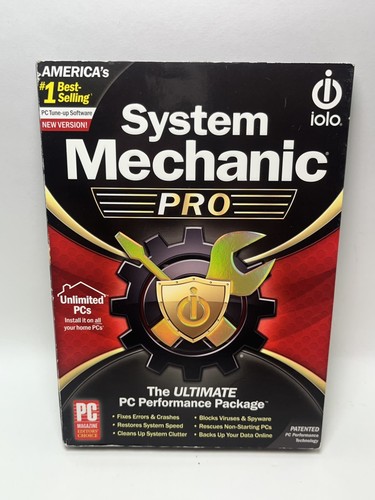 iolo System Mechanic Pro PC Tune Up Software 2011 Windows 7, 8, Vista, or XP