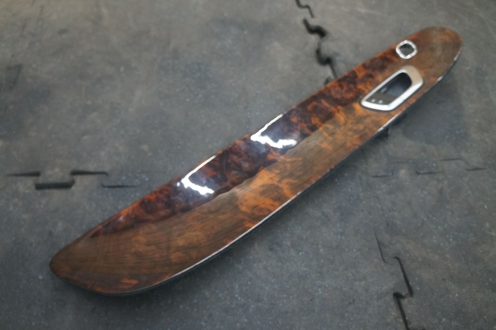 Front Left Driver Door Wood Trim Panel Handle OEM Bentley Continental Gt 2005