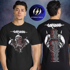 Carcass Krushers Of The World Tour 2026 Two Sided Date Band Shirt New