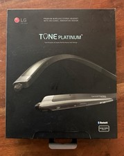 LG Tone Platinum HBS-1100 Bluetooth Headset Harman Kardon Open Box Complete