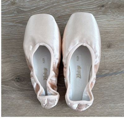 Nikoley Flex Women s Pink Satin point shoes Ballet Shoes Dance VF
