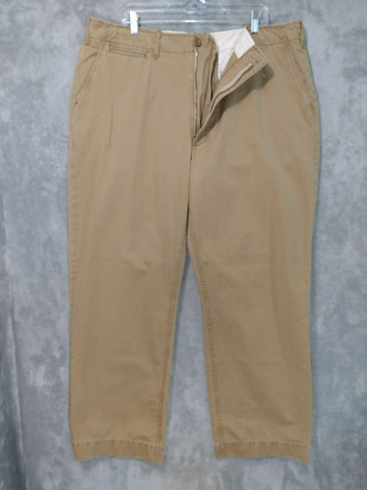 Polo Ralph Lauren Pants Mens 40x31 Beige Chino RL 67 Straight Leg Military