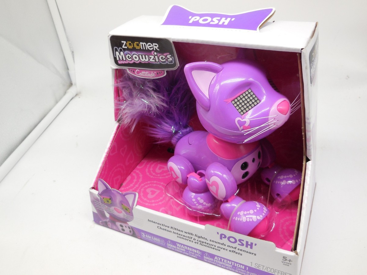 N17 Spin Master Zoomer Meowzies Lux Posh 2016 Interactive Cat