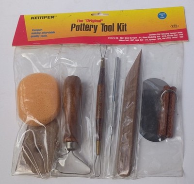 Kemper The Original 8-piece pottery tool kit .. new