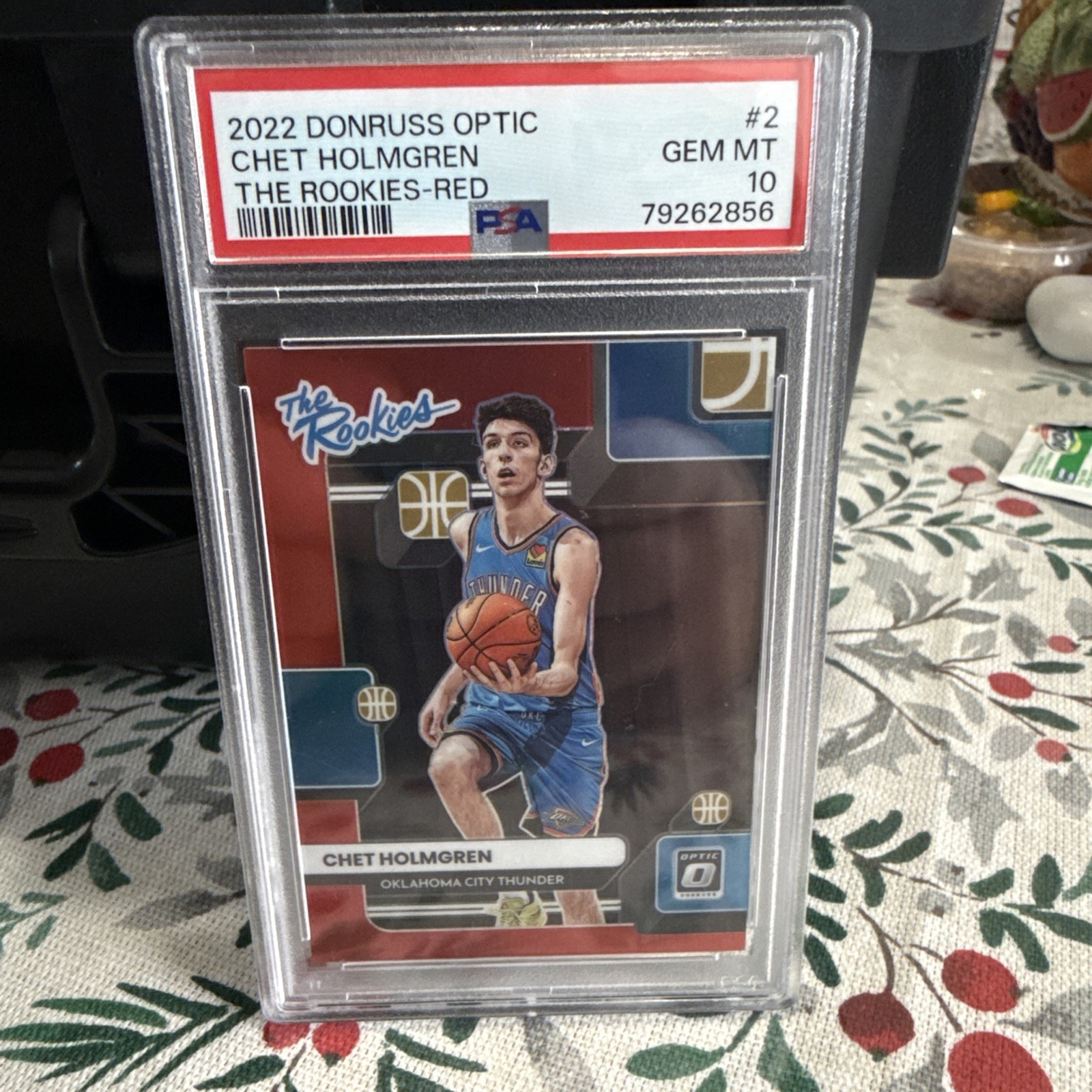 2022-23 Panini Donruss Optic - The Rookies Chet Holmgren #2 Red Prizm /99 (RC)