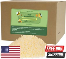 Beeswax Pellets 10LB Beeswax Triple Filtered Beeswax Pastilles for Candle Making