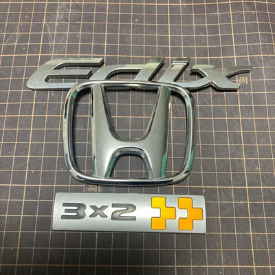 #ad Honda Edix emblem 3piece set used from vehicle recovery $35.09