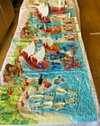 VINTAGE CLASSIC TOY SOLDIERS PIRATE COVE PLAYSET MPC MARX REPRODUCTION