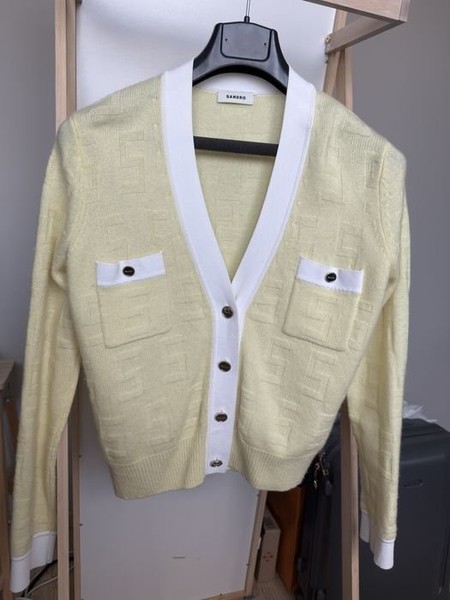 Women Sandro Paris Sweater Yellow 36