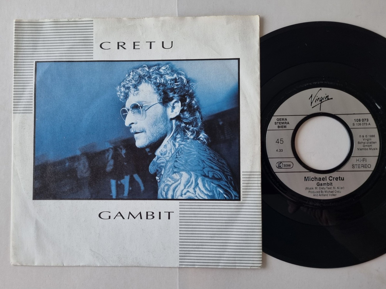 Michael Cretu - Gambit 7'' Vinyl Germany