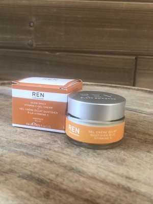 REN Clean Skincare - Glow Daily Vitamin C Gel Cream - 0.50 oz - New In Box
