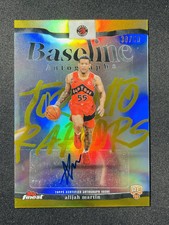 2025-26 Topps Finest Baseline Auto Alijah Martin RC #BA-AM Gold REF 30/50 XV44