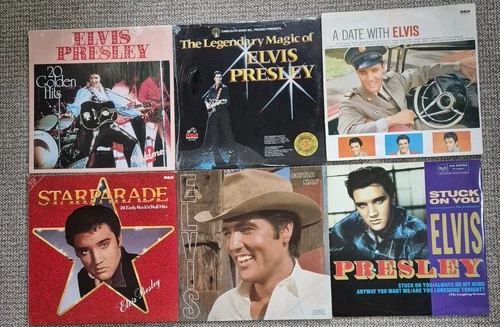 JOB LOT 6 x Elvis PresleyLP / 12" Vinyl Record Albums LOT 2