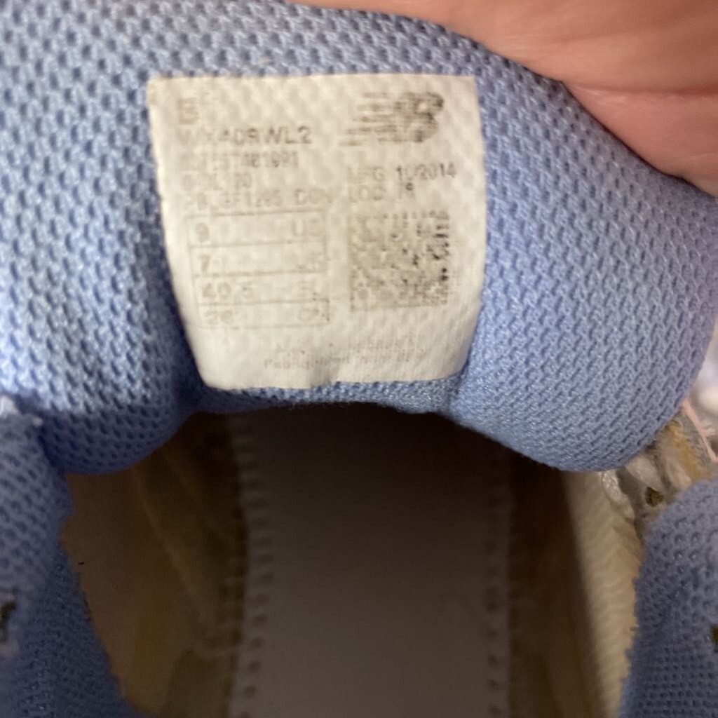 New Balance Womens 409v2 WX409WL2 Cross Training Shoes White Low Top Lace Up 9B thumbnail 6