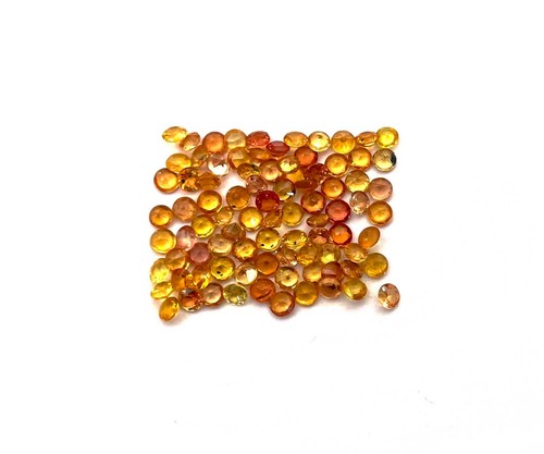 Saphir Orange Naturel De Madagascar – Pierre Fine 6x4 Mm – 0,52 Carat – Traitement Be